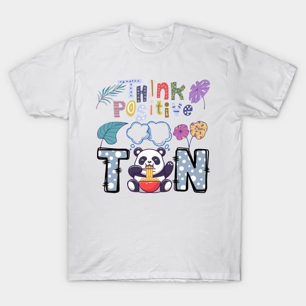 I Think Noodles T-Shirt by ahlama87